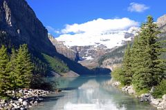 34 Lake Louise And Mount Victoria Morning From Beginning Of Lake Louise Creek.jpg